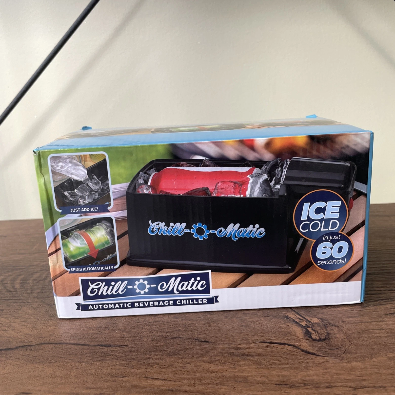 Chill-O-Matic Instant Beverage Cooler, Black
Opens in a new window or tab