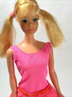 Vintage Mattel TWIST 'N TURN PJ DOLL 1969 TNT Original Swimsuit & Stand Japan