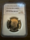 1776-1976-S Silver Proof Bicentennial Kennedy Half Dollar NGC PF69 Ultra Cameo