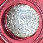 1929 Vintage SILVER Indian .999 FINE 1/10th Troy Ounce Coin!