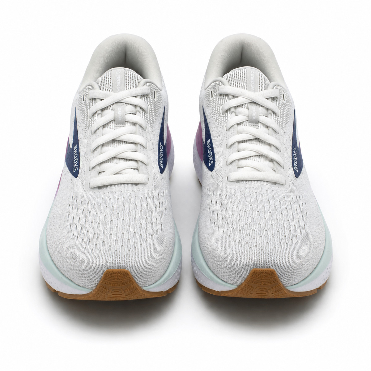 Brooks GHOST 16 Women's Running Shoes White/Grey/Estate Blue US Size 8 View 2