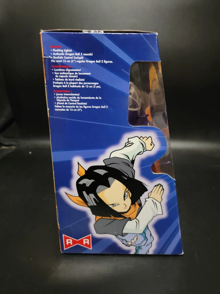 Traje de batalha Dragon Ball Z com boneco Android 17 Irwin Toy 2002 na caixa ainda lacrado - Imagem 3 de 4