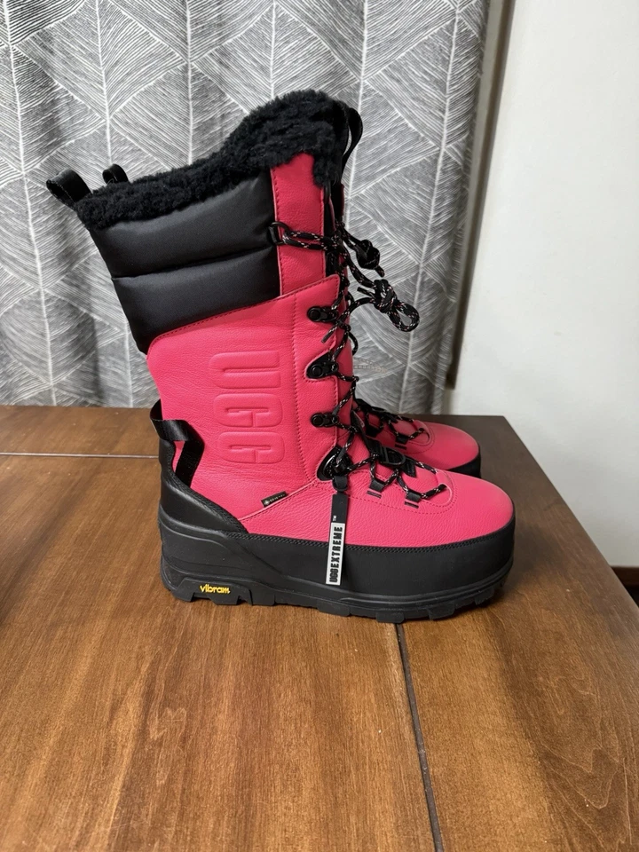 NEW Women's UGG Shasta Gore-Tex GTX Boot Tall Pink Glow Extreme 1151850 10M 11 W - Image 2 of 4