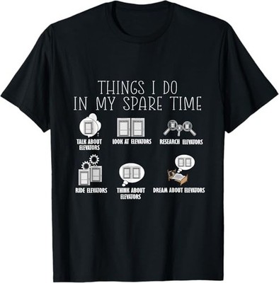 NEW LIMITED Elevator Constructor Elevator Mechanic Elevator T-Shirt S-3XL