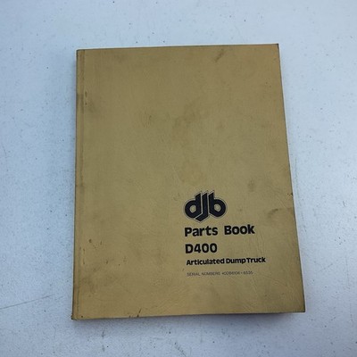 Caterpillar DJB D400 Articulated Dump Truck Parts Book Manual