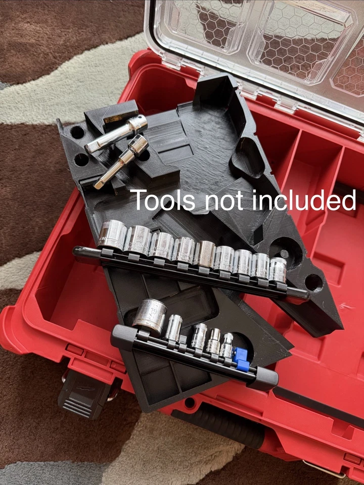 Milwaukee PACKOUT 8430 insert, M12 3/8" Long Ratchet (2569), 1/2 Impact (2563) - Image 3 of 4