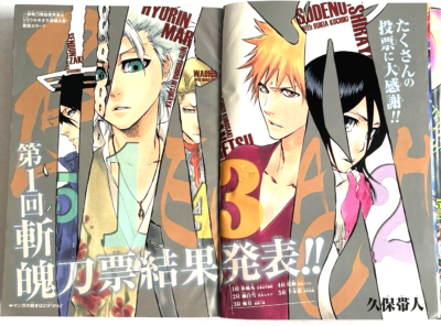Weekly Shonen Jump 2009 No.15 BLEACH front color page Shueisha