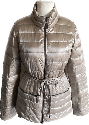 Leichte Übergangs BEAUMONT Daunen Jacke Daunenjacke beige Größe 38/40