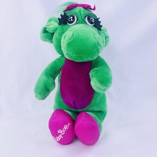 Vintage Baby Bop Barney Plush 1992 The Lyons Group Dinosaur Stuffed Animal 90  s