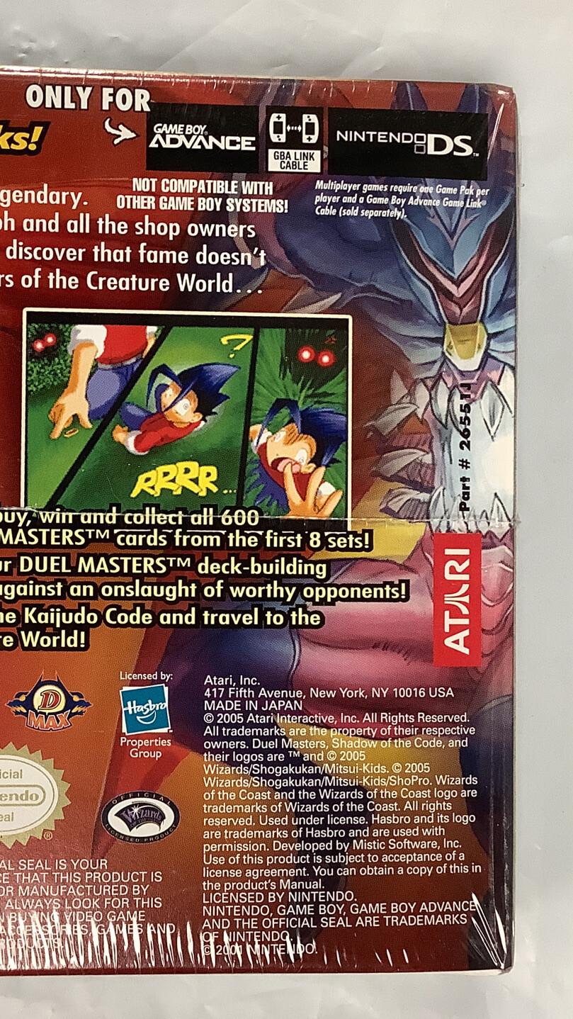 Duel Masters: Shadow of the Code Box Shot for Game Boy Advance - GameFAQs