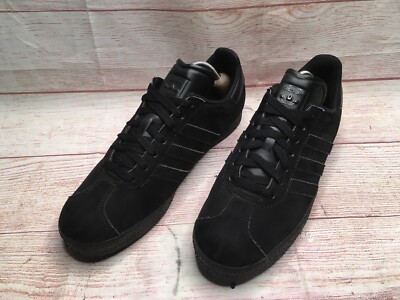 Adidas Mens Black Gazelle Sneakers Sz. 10.5 | eBay