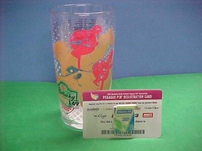 2023 Kentucky  Derby Official Glass and pin.NEW.Secretariat's 50th