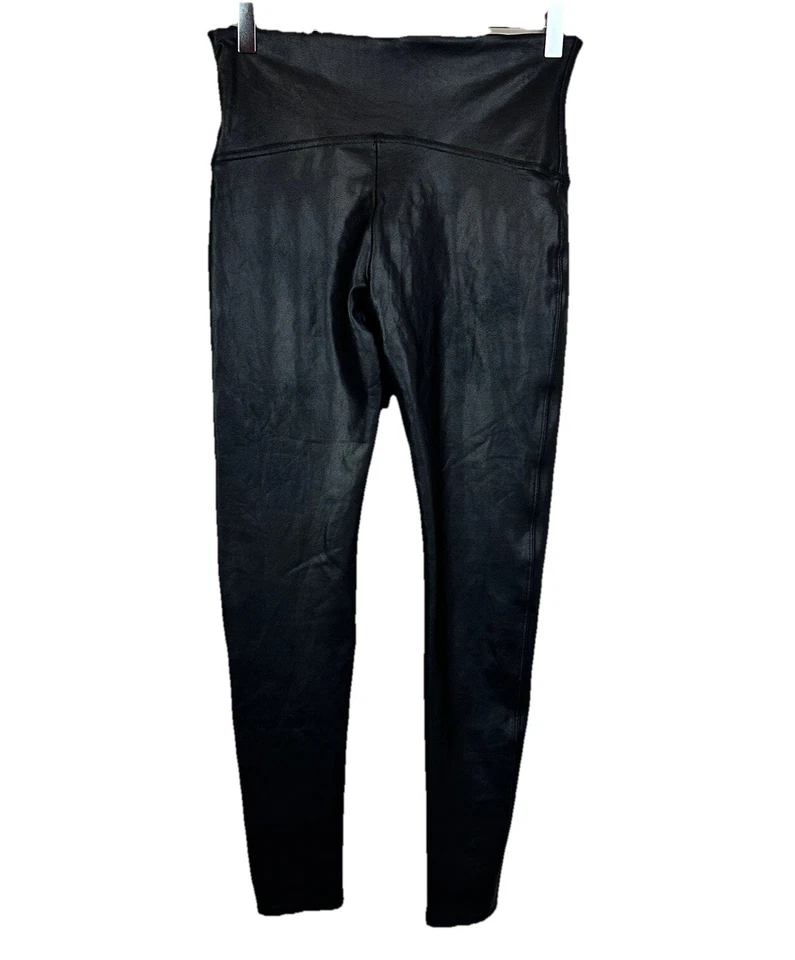 Leggings Spanx Imitación Cuero Negros XL Edgy Forma Cintura Elastizados NUEVOS CON ETIQUETAS NUEVOS Foto 3 de 4