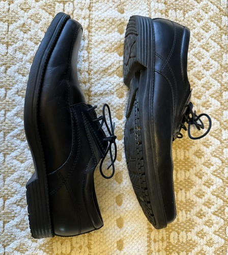 Mens Black Leather Dress Shoes Texcy Luxe 24.5 - Bild 5 von 11