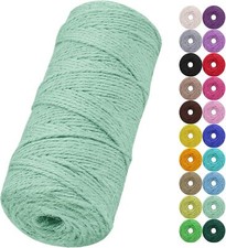 Jute Twine String, 2mm 328 Feet Natural Garden Twine for Crafts