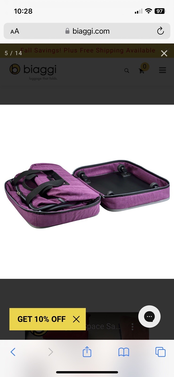 biaggi expandable luggage eBay