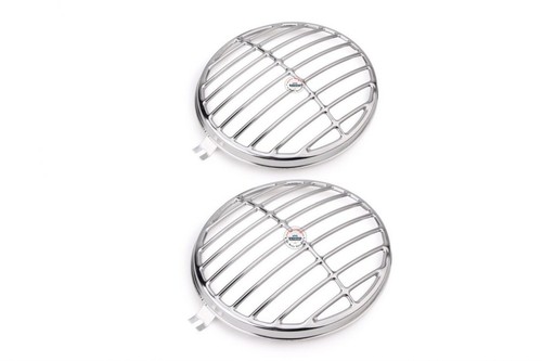 Deluxe Headlight Stoneguards Fit Splitscreen Beetle Bug Type 2 Bus 356 - Picture 2 of 5