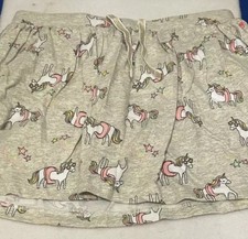 OshKosh Unicorn Skort Skorts Short Shorts Pink Yellow Green Stars