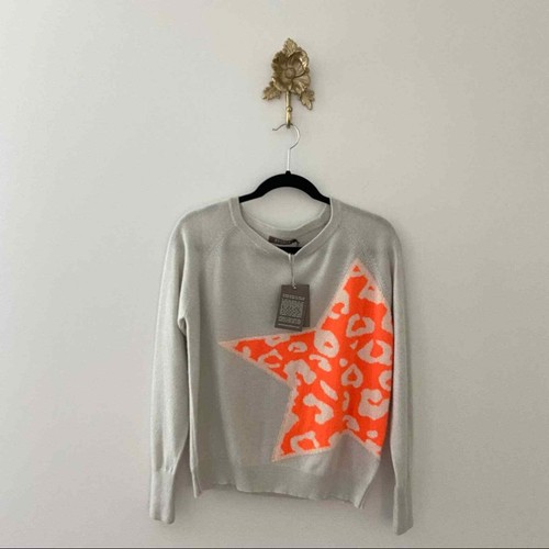 Brodie Cashmere Leopard Star Sweater | eBay