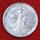 1943-P Walking Liberty Half Dollar 90% Silver Coin AU Circulated WL528