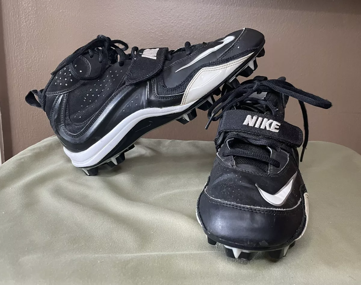 Nike black shop and white cleats