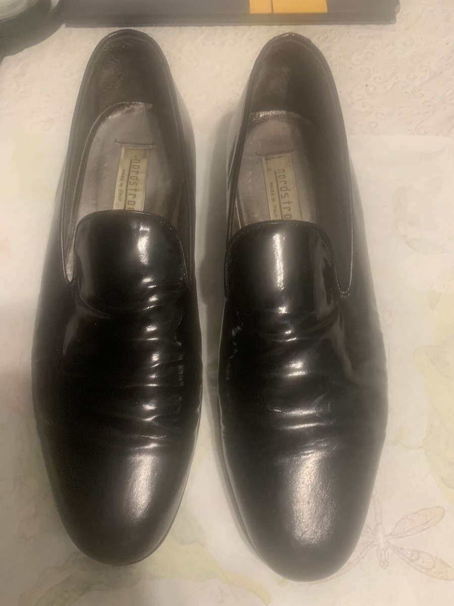 John W Nordstrom Black Patent Leather John W NORDSTROM Slip On Black Patent Leather sz.9 1/2 M | eBay main image 3