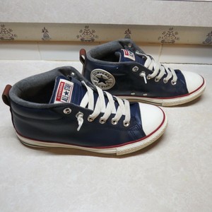 converse leather mid tops