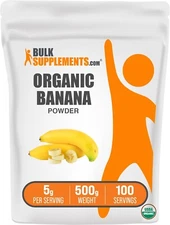 BulkSupplements Organic Banana Powder - 5g per Serving