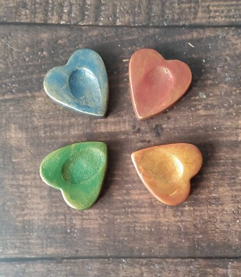 Chunky Clay Hearts, Valentine Hearts, Pocket Pals, Worry Stones, Fidget Aids