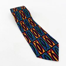 Vintage Appointed Apparel From Living Episties Men's Necktie Fish Polyester