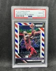LeBron James PSA 10 RED WHITE BLUE2018 Panini Prizm Basketball #6 NBA CARD CAVS