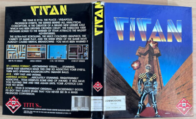 TITAN, Commodore C64/C128 Spiele  DISKETTE,  1 Disk, works