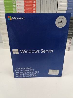 NEW Sealed Windows Server 2012 - 5 Client Access License English, Vat Invoice