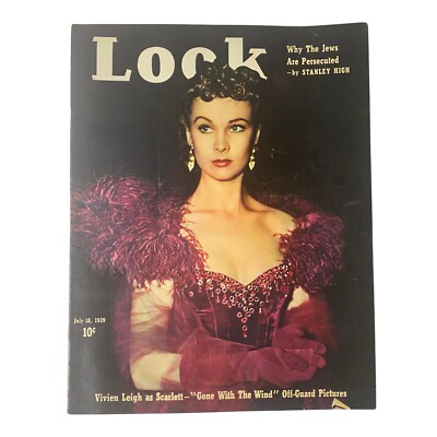 Look Magazine July 18, 1939 Vivien Leigh Cover No Label