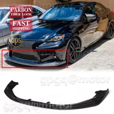 For Lexus IS250 IS350 IS200T F-Sport Style JDM Carbon Front Bumper Lip Splitter