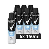 Rexona Men Deospray Cobalt Dry Anti-Transpirant Herren MäNner 6 X 150 Ml