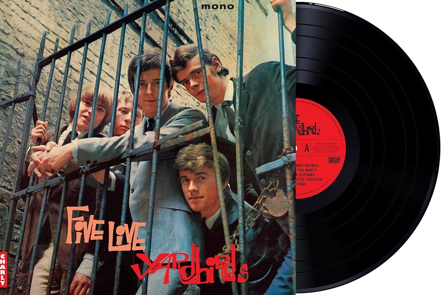 The Yardbirds Five Live Yardbirds 12-Inch Vinyl Album