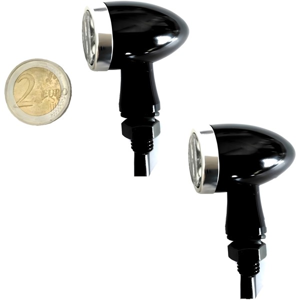 Blinker JMP Outlaw 3 LED Weiß Schwarz-image