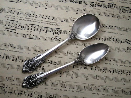 ❤️ GRANDE BAROQUE WALLACE STERLING CREAM SPOON & TEASPOON