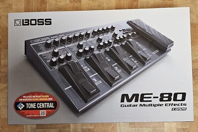 Boss ME-80 Gitarren Multieffektgerät + 9v Netzteil NEU 