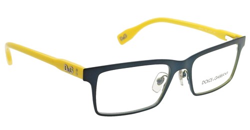 ?️Made in Italy! Dolce&Gabbana DG1232 Eyeglasses 52/16 140 /ALZ719?️ Dolce &Gabbana DG 1232 01 Black Metal Rectangular Eyeglass  main image 2