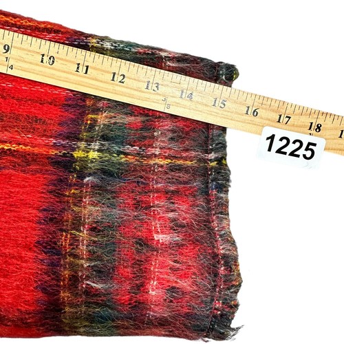 Ben Nevis Jenners Mohair Blend Red Plaid Pullover 3/4 Slv Jacket w/Tie Scotland - Picture 20 of 20