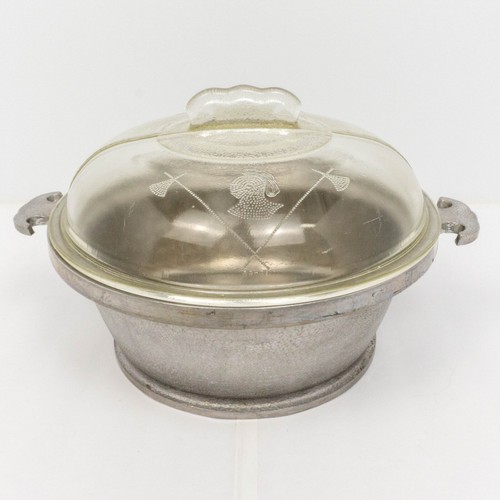 Guardian Service  Ware Large 9" Round Dutch Oven Stock Pot With Glass Top Lid - Picture 1 of 12