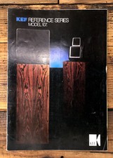 KEF Reference Model 105/3Model 107 Altoparlante 3pg Brochure Rivenditore *Orig*