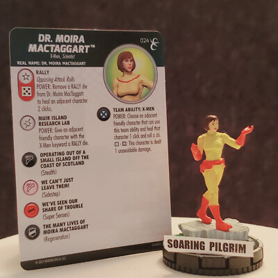 DR. MOIRA MACTAGGART  024 - UNCOMMON X-Men Rise & Fall Marvel Heroclix #24