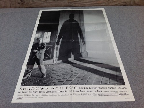 1992 Shadows And Fog Original Movie House Full Sheet Poster
