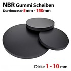 NBR Gummi Scheiben Rund Platte 1mm bis 10mm Scheiben 5mm bis 150mm Dia