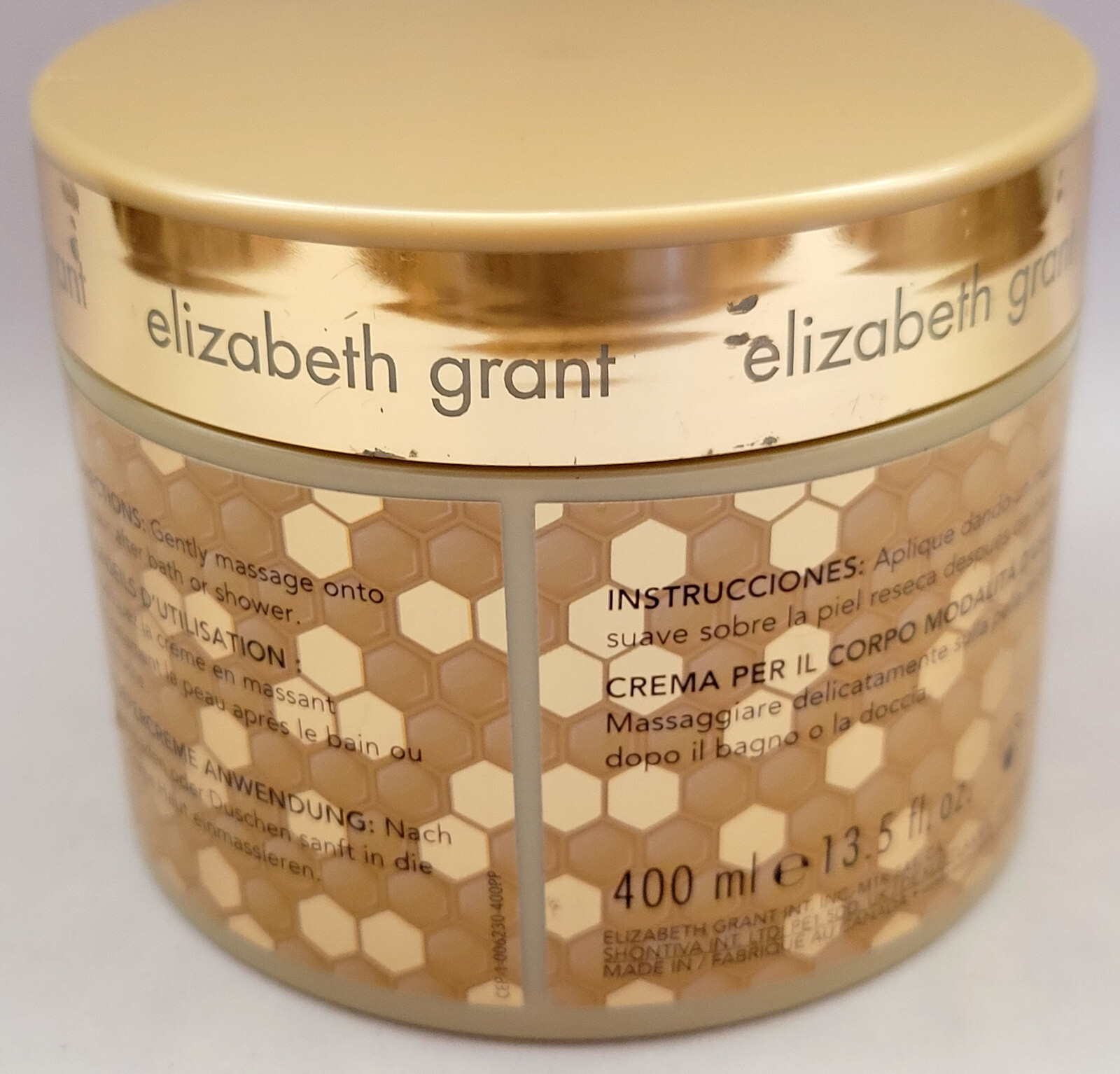 Elizabeth Grant Imperial Honey Body Cream 400ml Manuka Peptides Tighten Skin £45 eBay