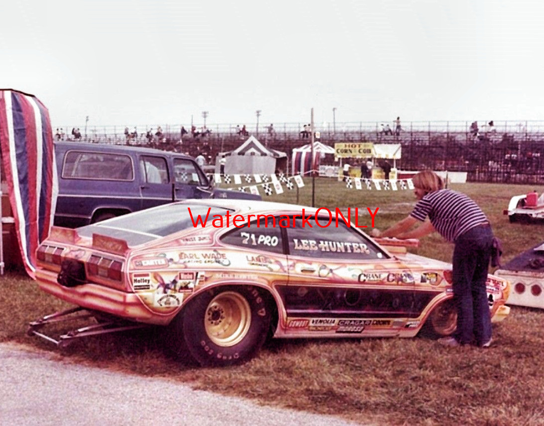 "Lee Hunter" 1974 Ford Mustang II Pro Stocker PHOTO! #(3)
