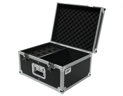 OSP 15 Slot Microphone ATA Road Case w/ Mic Cable Storage 